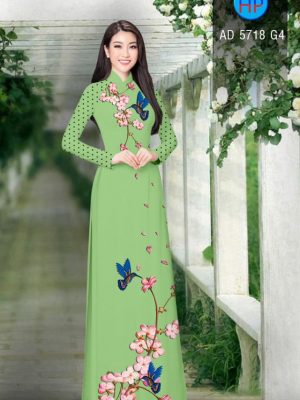 Vải áo dài Hoa Đào và Chim kiểu mới AD 5718 25 1561776542 578 Vai ao dai Hoa Dao va Chim kieu moi AD