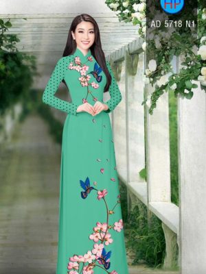 Vải áo dài Hoa Đào và Chim kiểu mới AD 5718 24 1561776542 997 Vai ao dai Hoa Dao va Chim kieu moi AD