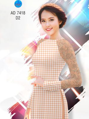 Vải áo dài Caro và hoa văn giả ren mới ra AD 7418 21 1561778014 510 Vai ao dai Caro va hoa van gia ren moi