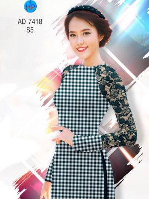 Vải áo dài Caro và hoa văn giả ren mới ra AD 7418 35 1561778014 724 Vai ao dai Caro va hoa van gia ren moi