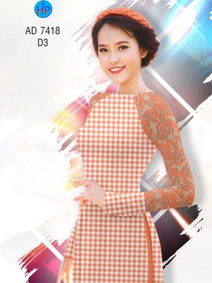 Vải áo dài Caro và hoa văn giả ren mới ra AD 7418 28 1561778014 758 Vai ao dai Caro va hoa van gia ren moi