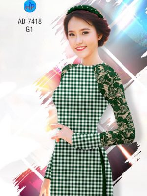 Vải áo dài Caro và hoa văn giả ren mới ra AD 7418 25 1561778014 833 Vai ao dai Caro va hoa van gia ren moi