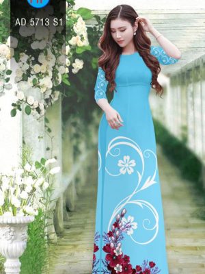 Vải áo dài Hoa in 3D mới ra AD 5713 21 1561786397 628 Vai ao dai Hoa in 3D moi ra AD 5713