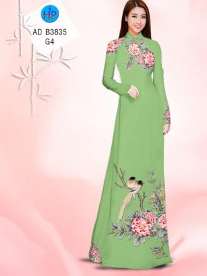 Vải áo dài hoa và chim kiểu mới AD B3835 21 1561787141 272 Vai ao dai hoa va chim kieu moi AD B3835