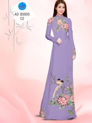 Vải áo dài hoa và chim kiểu mới AD B3835 22 1561787141 979 Vai ao dai hoa va chim kieu moi AD B3835