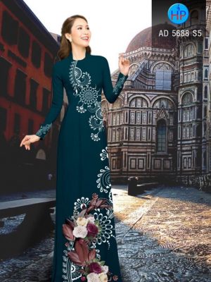 Vải áo dài Hoa in 3D mới ra AD 5688 24 1561789519 256 Vai ao dai Hoa in 3D moi ra AD 5688