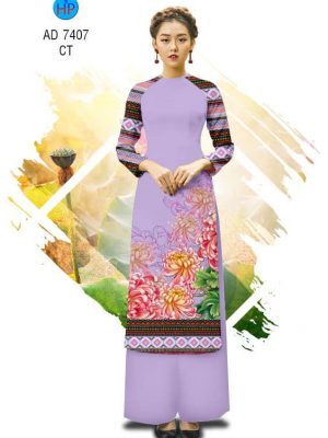 Vải áo dài Cúc đại đoá và thổ cẩm kiểu mới AD 7407 37 1561791412 630 Vai ao dai Cuc dai doa va tho cam kieu