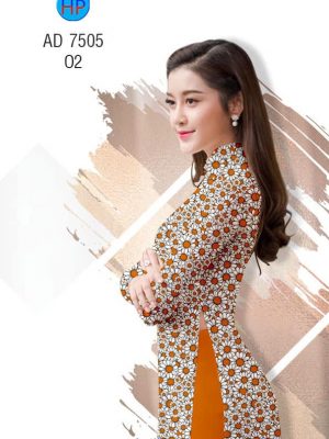 Vải áo dài Cúc Hoạ Mi kiểu mới AD 7505 21 1561820086 869 Vai ao dai Cuc Hoa Mi kieu moi AD 7505