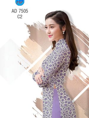 Vải áo dài Cúc Hoạ Mi kiểu mới AD 7505 27 1561820087 869 Vai ao dai Cuc Hoa Mi kieu moi AD 7505