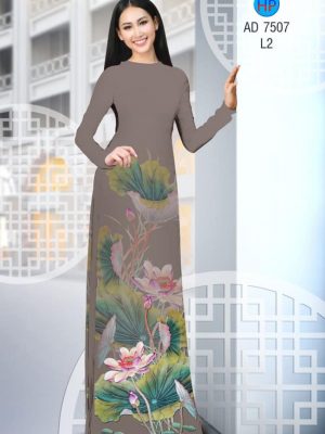 Vải áo dài hoa Sen kiểu mới AD 7507 26 1561820577 316 Vai ao dai hoa Sen kieu moi AD 7507