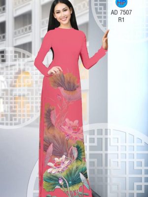 Vải áo dài hoa Sen kiểu mới AD 7507 27 1561820577 362 Vai ao dai hoa Sen kieu moi AD 7507