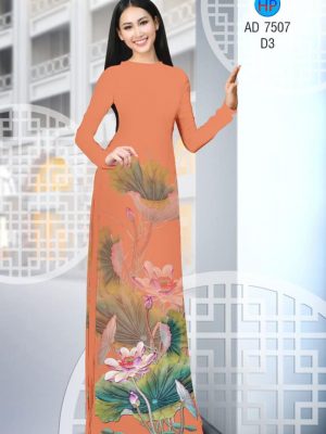 Vải áo dài hoa Sen kiểu mới AD 7507 36 1561820578 818 Vai ao dai hoa Sen kieu moi AD 7507