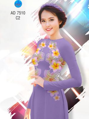 Vải áo dài Hoa Sứ dịu dàng thiết kế 2019 AD 7510 37 1561824595 283 Vai ao dai Hoa Su diu dang thiet ke 2019