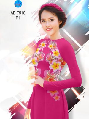 Vải áo dài Hoa Sứ dịu dàng thiết kế 2019 AD 7510 24 1561824595 808 Vai ao dai Hoa Su diu dang thiet ke 2019