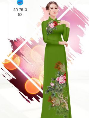Vải áo dài Hoa Mẫu Đơn kiểu mới AD 7513 22 1561827234 438 Vai ao dai Hoa Mau Don kieu moi AD 7513