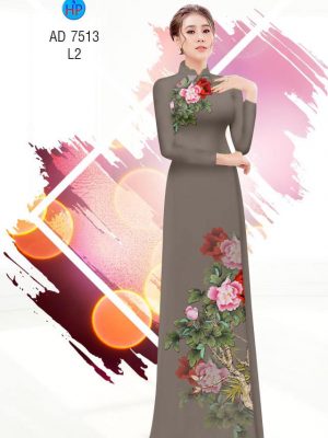 Vải áo dài Hoa Mẫu Đơn kiểu mới AD 7513 21 1561827234 627 Vai ao dai Hoa Mau Don kieu moi AD 7513