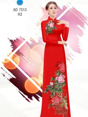Vải áo dài Hoa Mẫu Đơn kiểu mới AD 7513 31 1561827235 468 Vai ao dai Hoa Mau Don kieu moi AD 7513