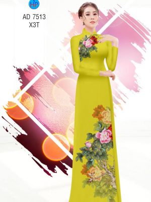 Vải áo dài Hoa Mẫu Đơn kiểu mới AD 7513 32 1561827235 616 Vai ao dai Hoa Mau Don kieu moi AD 7513
