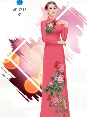 Vải áo dài Hoa Mẫu Đơn kiểu mới AD 7513 33 1561827235 700 Vai ao dai Hoa Mau Don kieu moi AD 7513