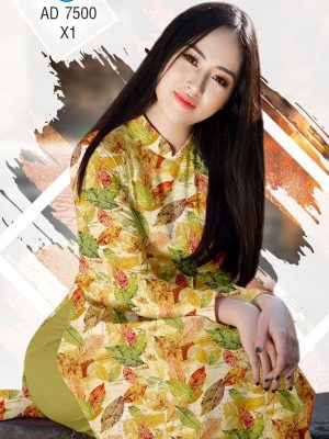 Vải áo dài hình Lá thiết kế 2019 AD 7500 23 1561828135 825 Vai ao dai hinh La thiet ke 2019 AD 7500