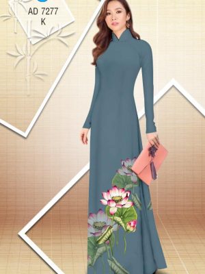 Vải áo dài hoa Sen kiểu mới AD 7277 30 1561829053 384 Vai ao dai hoa Sen kieu moi AD 7277