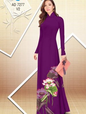 Vải áo dài hoa Sen kiểu mới AD 7277 23 1561829053 533 Vai ao dai hoa Sen kieu moi AD 7277