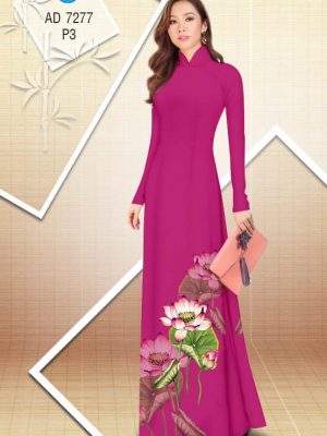Vải áo dài hoa Sen kiểu mới AD 7277 21 1561829053 785 Vai ao dai hoa Sen kieu moi AD 7277