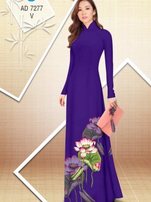 Vải áo dài hoa Sen kiểu mới AD 7277 24 1561829053 990 Vai ao dai hoa Sen kieu moi AD 7277