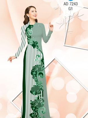 Vải áo dài Sọc, bi và hoa văn mới ra AD 7243 25 1561831553 177 Vai ao dai Soc bi va hoa van moi ra