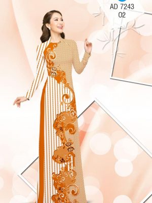Vải áo dài Sọc, bi và hoa văn mới ra AD 7243 21 1561831553 387 Vai ao dai Soc bi va hoa van moi ra