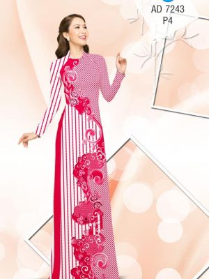 Vải áo dài Sọc, bi và hoa văn mới ra AD 7243 23 1561831553 569 Vai ao dai Soc bi va hoa van moi ra