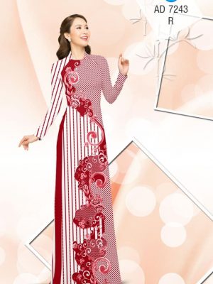 Vải áo dài Sọc, bi và hoa văn mới ra AD 7243 24 1561831553 671 Vai ao dai Soc bi va hoa van moi ra