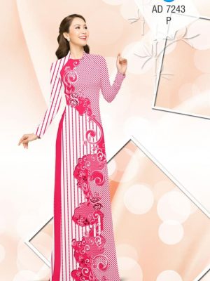 Vải áo dài Sọc, bi và hoa văn mới ra AD 7243 29 1561831553 902 Vai ao dai Soc bi va hoa van moi ra