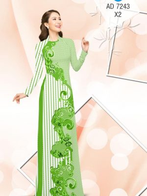 Vải áo dài Sọc, bi và hoa văn mới ra AD 7243 35 1561831554 410 Vai ao dai Soc bi va hoa van moi ra
