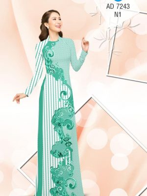 Vải áo dài Sọc, bi và hoa văn mới ra AD 7243 36 1561831554 588 Vai ao dai Soc bi va hoa van moi ra