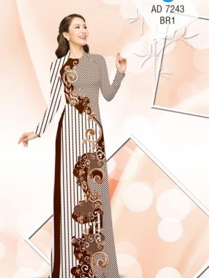 Vải áo dài Sọc, bi và hoa văn mới ra AD 7243 30 1561831554 730 Vai ao dai Soc bi va hoa van moi ra