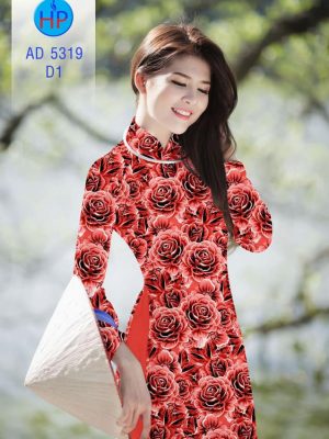 Vải áo dài Hoa hồng 3D mới ra AD 5319 29 1561831907 779 Vai ao dai Hoa hong 3D moi ra AD 5319