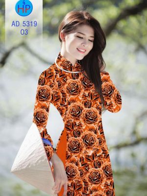 Vải áo dài Hoa hồng 3D mới ra AD 5319 37 1561831908 500 Vai ao dai Hoa hong 3D moi ra AD 5319