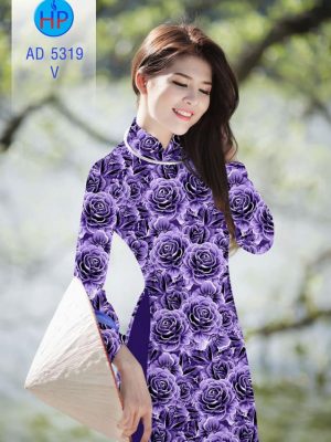 Vải áo dài Hoa hồng 3D mới ra AD 5319 35 1561831908 963 Vai ao dai Hoa hong 3D moi ra AD 5319