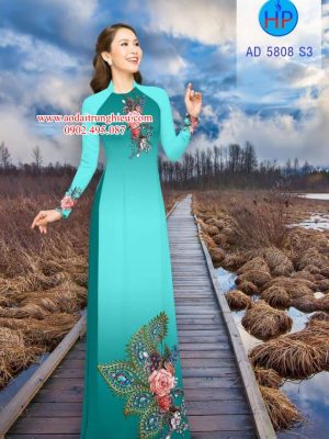 Vải áo dài Hoa và hoa văn công kiểu mới AD 5808 34 1561990865 656 Vai ao dai Hoa va hoa van cong kieu moi