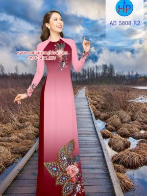 Vải áo dài Hoa và hoa văn công kiểu mới AD 5808 26 1561990865 756 Vai ao dai Hoa va hoa van cong kieu moi