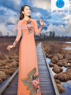 Vải áo dài Hoa và hoa văn công kiểu mới AD 5808 21 1561990865 789 Vai ao dai Hoa va hoa van cong kieu moi