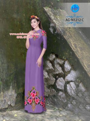 Vải áo dài Hoa hồng mới ra AD N1212 34 1561991680 396 Vai ao dai Hoa hong moi ra AD N1212