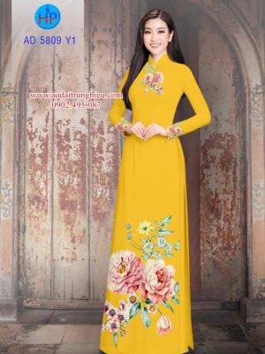 Vải áo dài Hoa in 3D thiết kế 2019 AD 5809 36 1561994500 379 Vai ao dai Hoa in 3D thiet ke 2019 AD