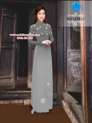 Vải áo dài Hoa in 3D mới ra AD 4483 22 1561994636 122 Vai ao dai Hoa in 3D moi ra AD 4483