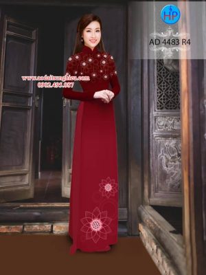 Vải áo dài Hoa in 3D mới ra AD 4483 25 1561994636 611 Vai ao dai Hoa in 3D moi ra AD 4483