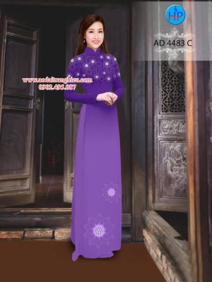 Vải áo dài Hoa in 3D mới ra AD 4483 28 1561994636 81 Vai ao dai Hoa in 3D moi ra AD 4483