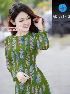 Vải áo dài Lông vũ kiểu mới AD 5817 28 1562085679 331 Vai ao dai Long vu kieu moi AD 5817