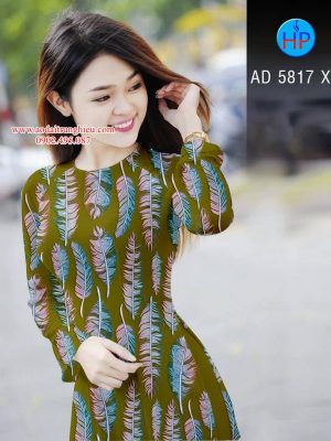 Vải áo dài Lông vũ kiểu mới AD 5817 26 1562085679 439 Vai ao dai Long vu kieu moi AD 5817