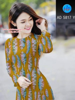 Vải áo dài Lông vũ kiểu mới AD 5817 27 1562085679 672 Vai ao dai Long vu kieu moi AD 5817